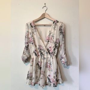 haute monde floral romper